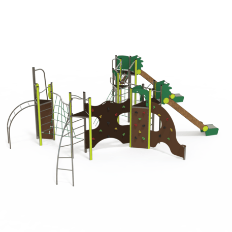 Žaidimų aikštelių kompleksas vaikams nuo 2 iki 12 metų amžiaus – kolekcija 'MEGA / MBG-2630_ME 18-5015-P15'