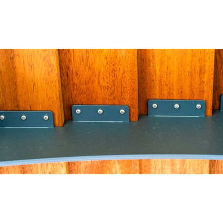 Metalinė pergolė su supynėmis iš iroko medienos 'Premium Collection / STF/22-31-01_07/MDL'