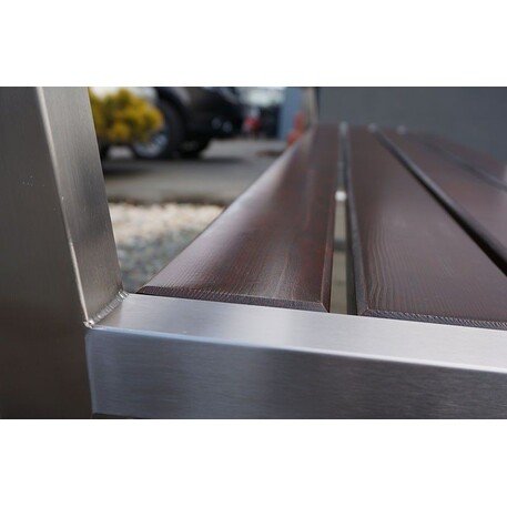 Metalinis suolas su atlošu ir medine sėdimąja dalimi 'MBG/01-Eris / 189,5cm'