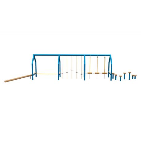 Complessi modulari per parchi giochi per bambini dai 3 ai 12 anni – collezione “Frame / Ninja” MBG-Ninja Frame Frintrop house 02370