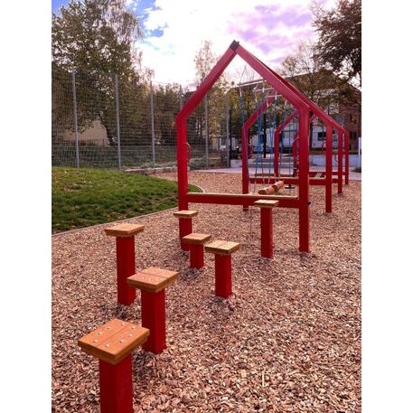 Complessi modulari per parchi giochi per bambini dai 3 ai 12 anni – collezione “Frame / Ninja” MBG-Ninja Frame Frintrop house 02370