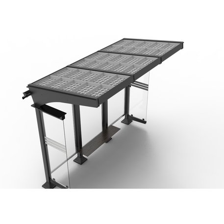 Bushaltestellenüberdachung – Pavillon 'Morita / 343cm'