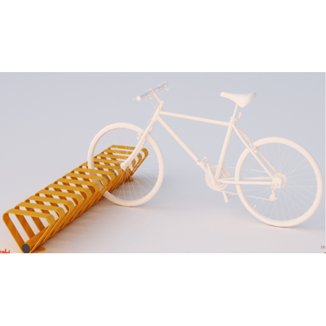 Metal bicycle rack 'Tresette'