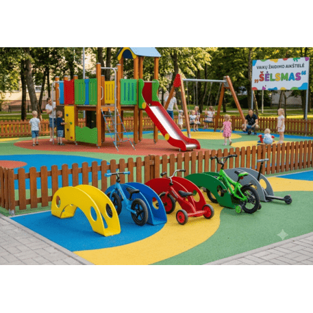 Metal bicycle rack 'Tatou'