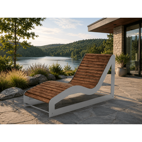 Metallist lamamistool puidust istumisosaga 'BD/LM002_1702/MDL'