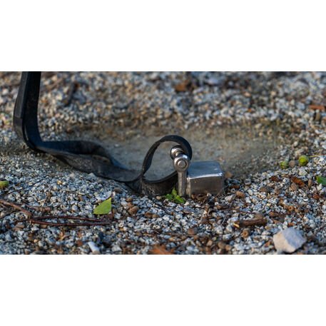 Metalinė pergolė su supynėmis iš iroko medienos 'Premium Collection / STF/22-31-01_02/MDL'