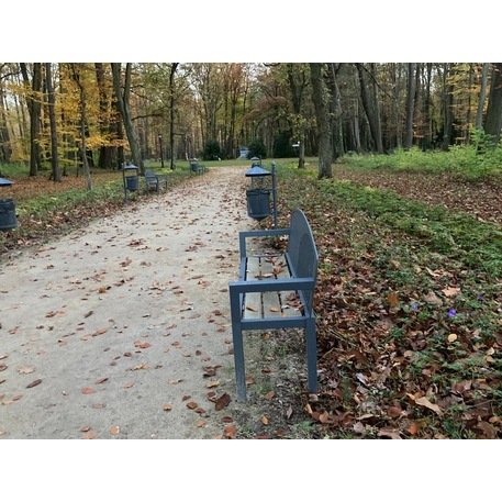 Metalinis suoliukas su atlošu, pagamintas iš Iroko medienos 'Premium Collection / STF/10-27-13/MDL'