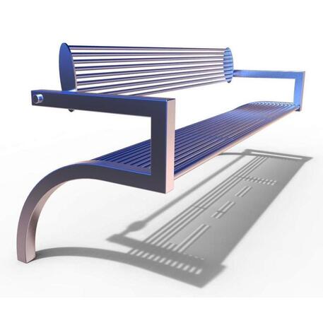 Metalinis suoliukas su atlošu 'Exclusive / STF/19-04-07_01/MDL'