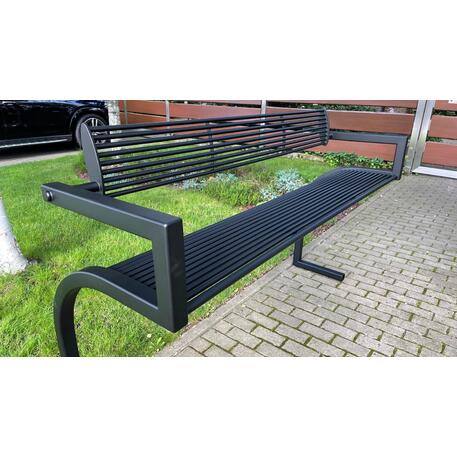 Metalinis suoliukas su atlošu 'Exclusive / STF/19-04-07_01/MDL'