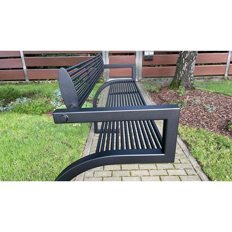 Metalinis suoliukas su atlošu 'Exclusive / STF/19-04-07_01/MDL'