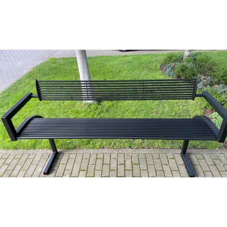 Metalinis suoliukas su atlošu 'Exclusive / STF/19-04-07_01/MDL'