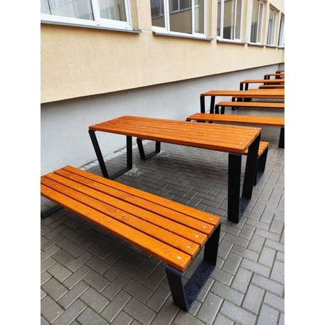 Metaliniai suoliukai + Stalas 'Picnic_R1'