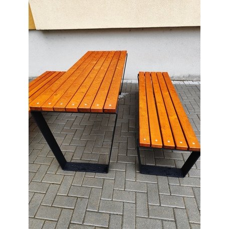 Metaliniai suoliukai + Stalas 'Picnic_R1'