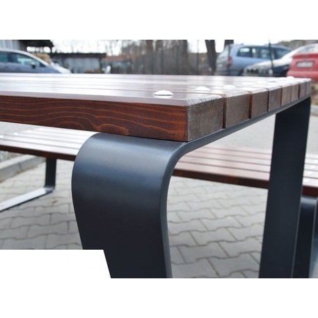 Panca + tavolo in metallo 'Picnic_R1'