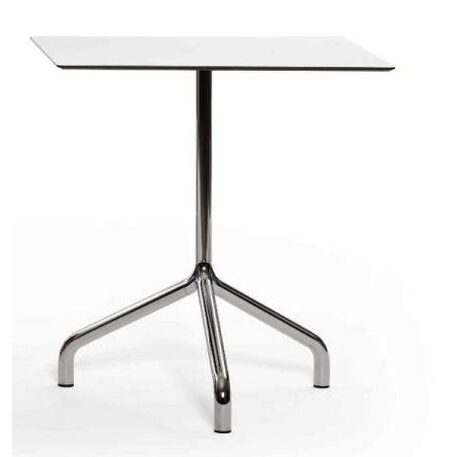 Metal square table for cafes, terraces 'Ribaltino_690x690mm'