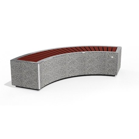 Concrete outdoor bench '210x78x45cm / BS-268-V'