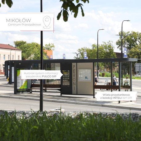 Autobusų stotelės stoginė, paviljonas 'BD/INTELI_WIT071.00/MDL'