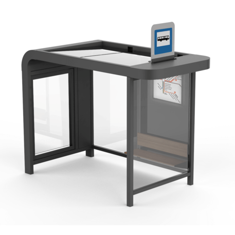 Autobusų stotelės stoginė, paviljonas 'BD/INTELI_WIT071.00/MDL'