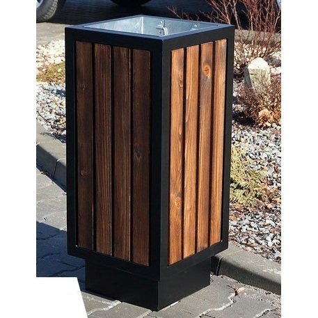 Metal litter bin 'BDS_ONX_A-56L'