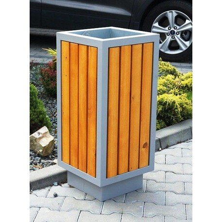 Metal litter bin 'BDS_ONX_A-56L'