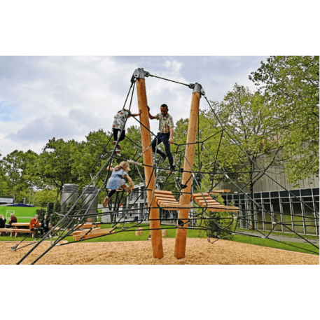 Children's playground element '13.01000_Small Net Pyramid'