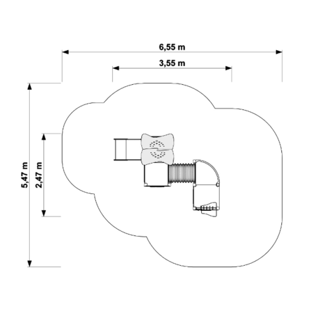 Bērnu rotaļu laukuma elements 'MBG-327/P11105'