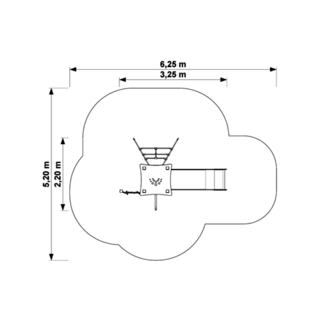 Element placu zabaw dla dzieci 'MBG-337/P1117'