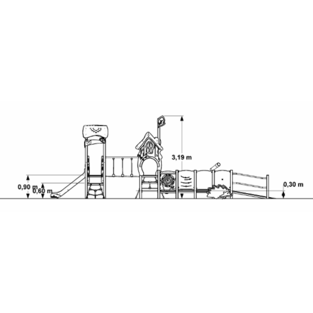 Children's playground element 'MBG-367/P1192'