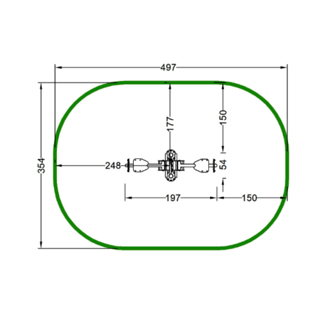 Āra metāla trenažieris 'MBG_35/OFC-3A'