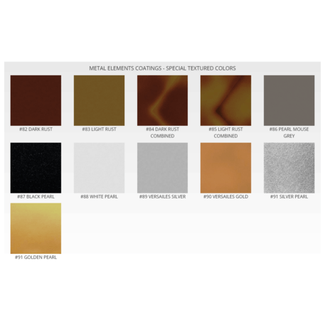 Metalinis lauko vazonas, gėlinė 'Premium / 59,4x42xH/80,8cm / BS-301'