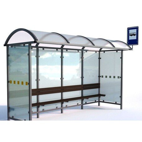 Autobusų stotelės laukimo paviljonas 'Arkadia I / 525cm'