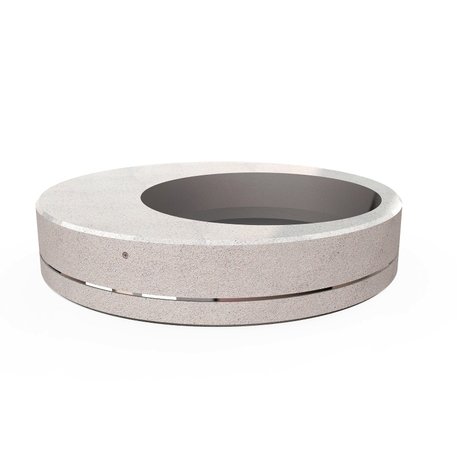 Apvalus betoninis terrazo vazonas (gėlinė) 'Premium / Ø230xH/45cm_BS-331'