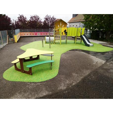 Žaidimų stalas su suolais vaikų aikštelėms 'MO_TA-6002-91'