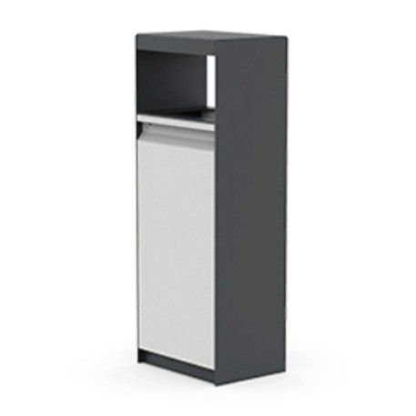 Metalinė šiukšliadėžė su stogeliu 'FARGE / 003244_40L'