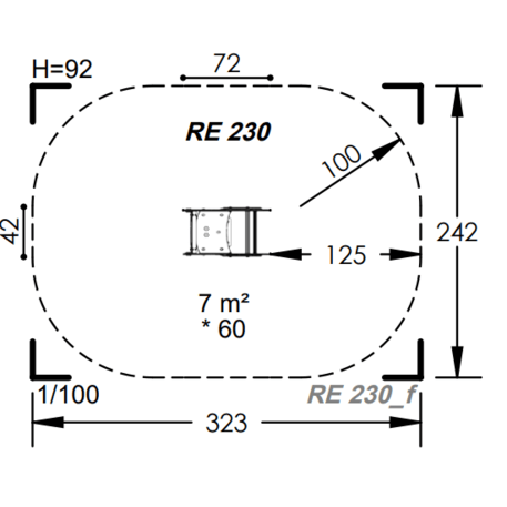 Spyruokliukas vaikų žaidimų aikštelėms 'MBG-1020_RE 230-01'