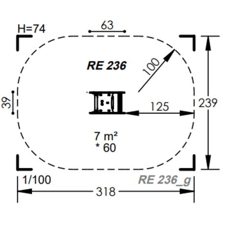 Spyruokliukas vaikų žaidimų aikštelėms 'MBG-1025_RE 236-22'