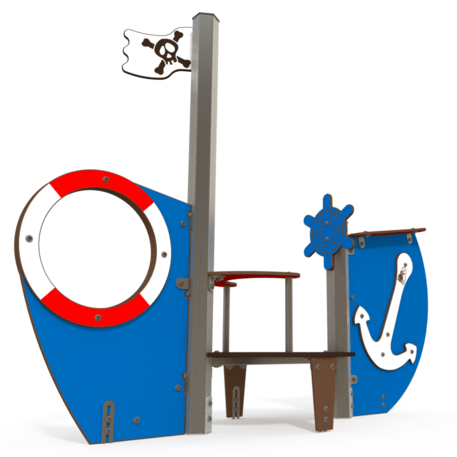  Vaikų žaidimo aikštelės kompleksas, kolekcija 'Piratų laivas / MBG-1167_CI 03-1001-T01'