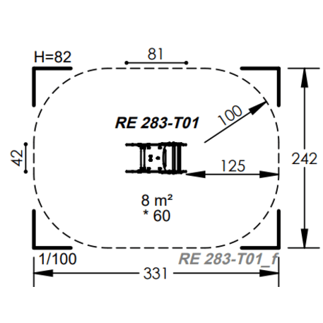 Spyruokliukas vaikų žaidimų aikštelėms 'MBG-1067_RE 283-T01'