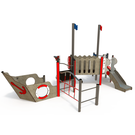  Vaikų žaidimo aikštelės kompleksas, kolekcija 'Piratų laivas / MBG-1182_CI 06-2002-Q99'