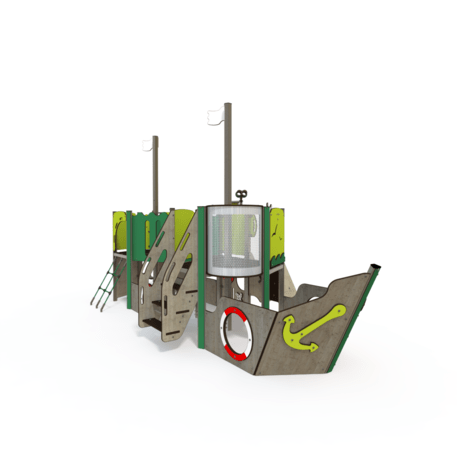  Vaikų žaidimo aikštelės kompleksas, kolekcija 'Piratų laivas / MBG-1192_CI 09-2005-Q99'