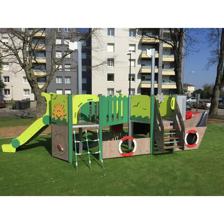  Vaikų žaidimo aikštelės kompleksas, kolekcija 'Piratų laivas / MBG-1192_CI 09-2005-Q99'