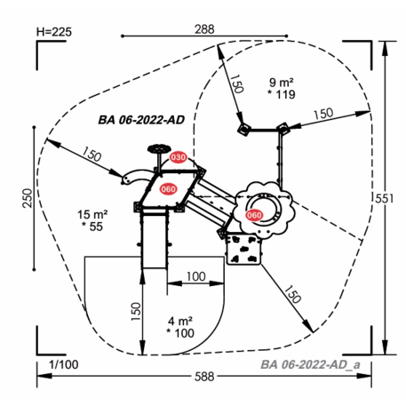 Vaikų žaidimų aikštelių įranga Baby linija – mažiesiems 'MBG-2111_BA 06-2022-AD01'
