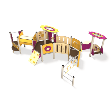 Vaikų žaidimų aikštelių įranga Baby linija – mažiesiems 'MBG-2127_BA 06-3006-T02'