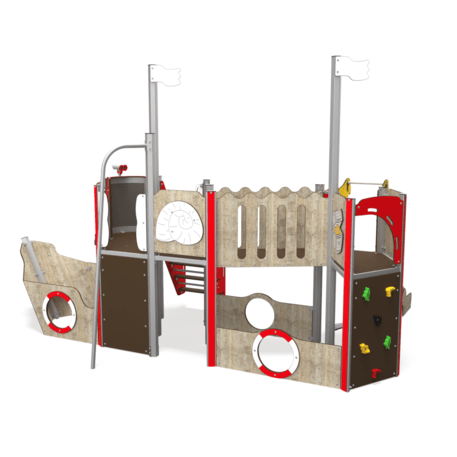  Vaikų žaidimo aikštelės kompleksas, kolekcija 'Piratų laivas / MBG-1208_CI 12-2002-T03'