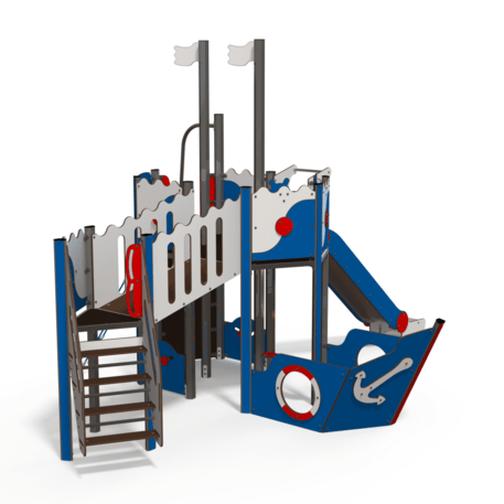  Vaikų žaidimo aikštelės kompleksas, kolekcija 'Piratų laivas / MBG-1237_CI 15-2001-B14'