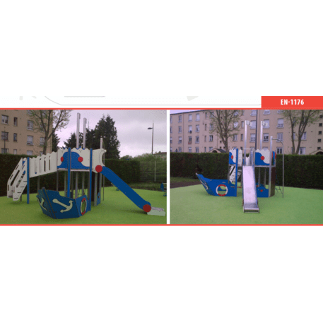  Vaikų žaidimo aikštelės kompleksas, kolekcija 'Piratų laivas / MBG-1237_CI 15-2001-B14'