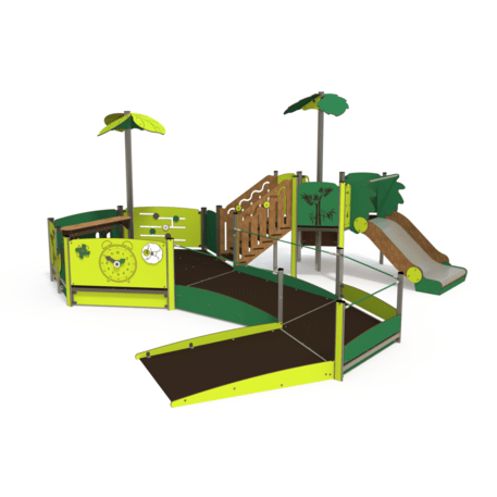 Žaidimų aikštelių kompleksas vaikams nuo 2 metų amžiaus – kolekcija 'MBG-2255_MI 09-2059-P15'