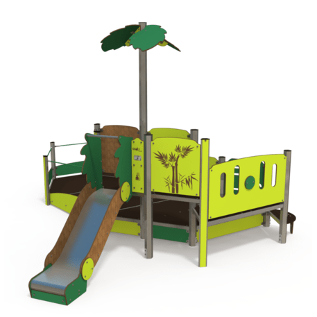 Žaidimų aikštelių kompleksas vaikams nuo 2 metų amžiaus – kolekcija 'MINI / MBG-2182_MI 09-1031-P15'