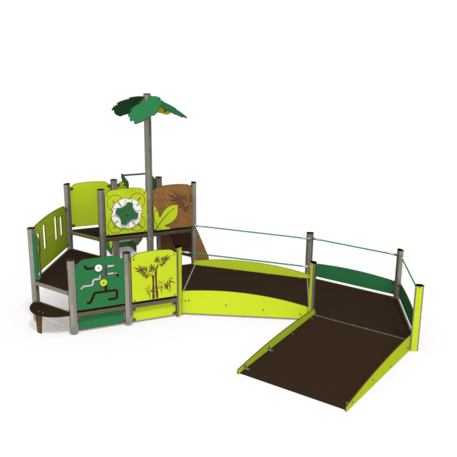 Žaidimų aikštelių kompleksas vaikams nuo 2 metų amžiaus – kolekcija 'MINI / MBG-2182_MI 09-1031-P15'