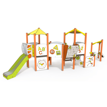 Žaidimų aikštelių kompleksas vaikams nuo 2 metų amžiaus – kolekcija 'MINI / MBG-2260_MI 09-2064-AC07'